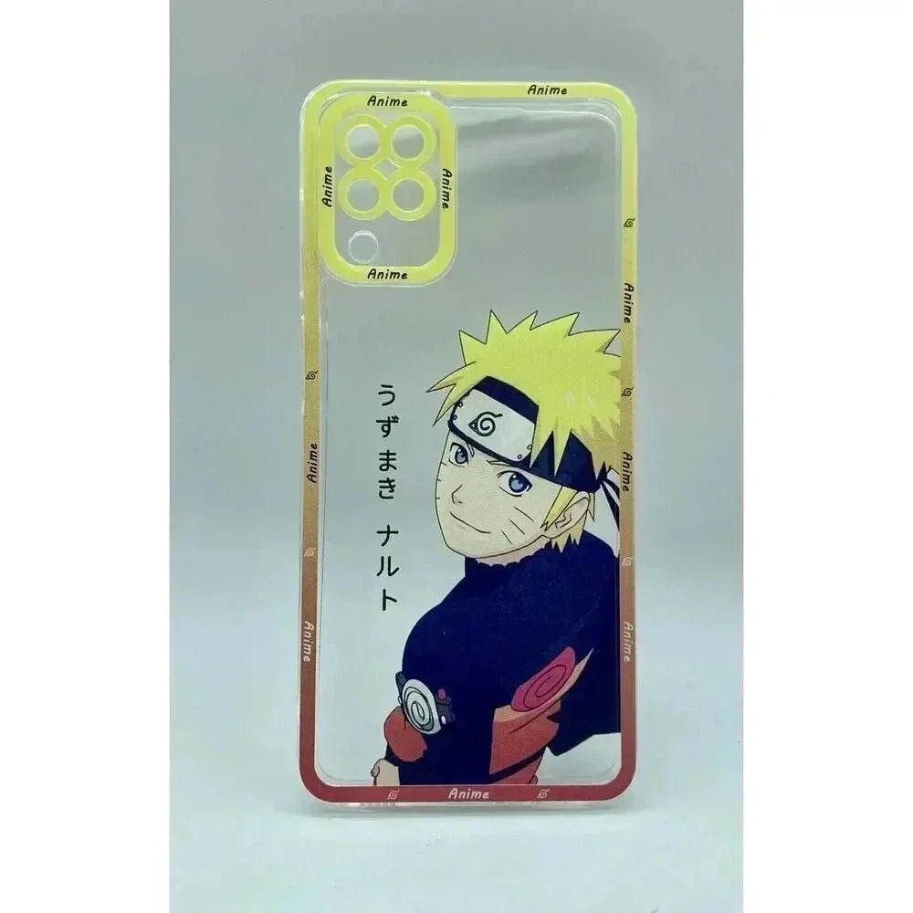 Anime Naruto Sasuke Japanese Manga Design TPU Clear Case for Samsung‎ Galaxy A12